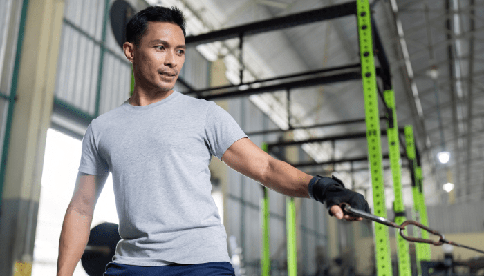 ケーブルワンハンドロウ