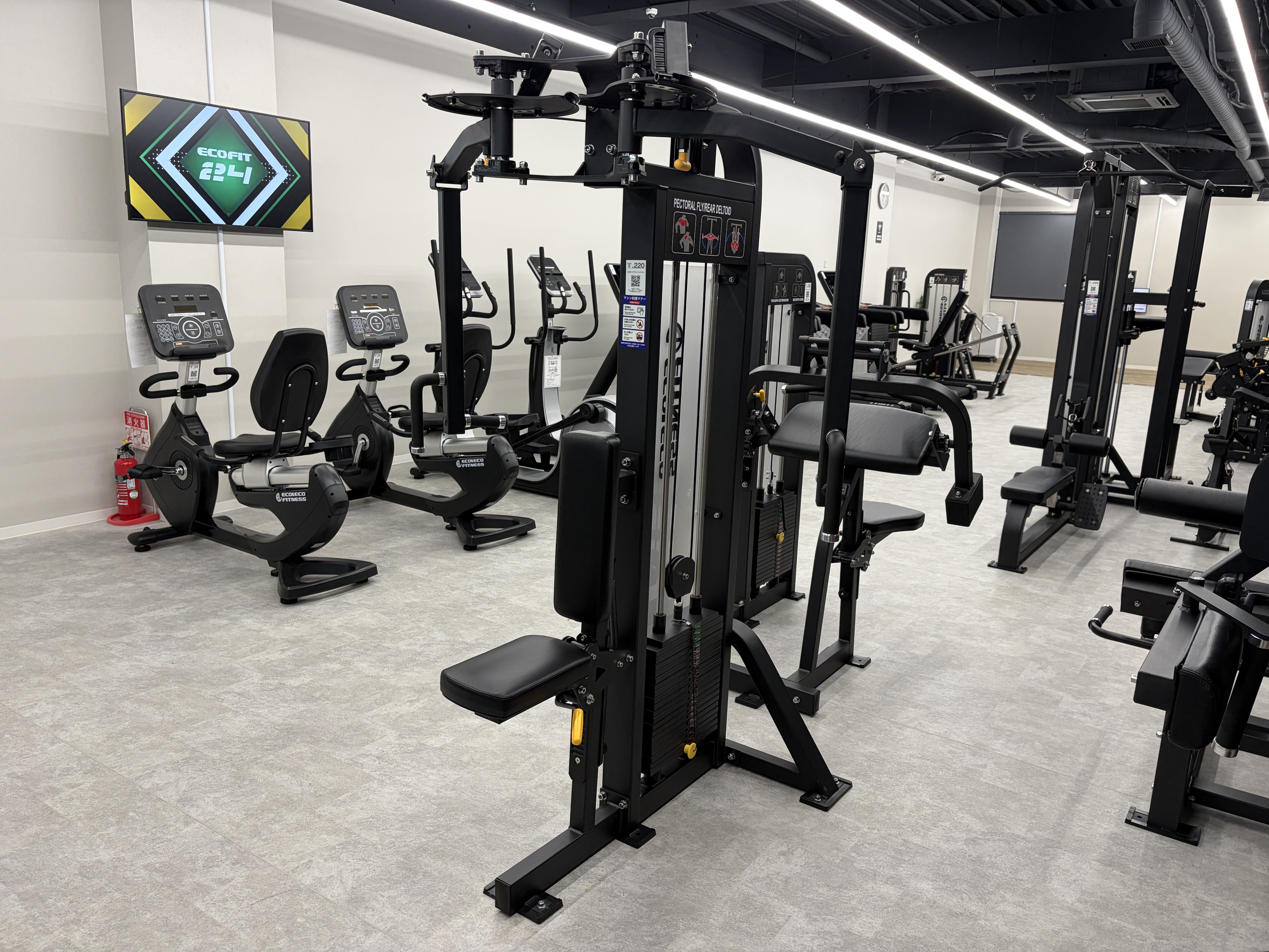 導入事例：福岡県「ECOFIT24北九州本城店」に業務用フィットネスマシンを納品しました。