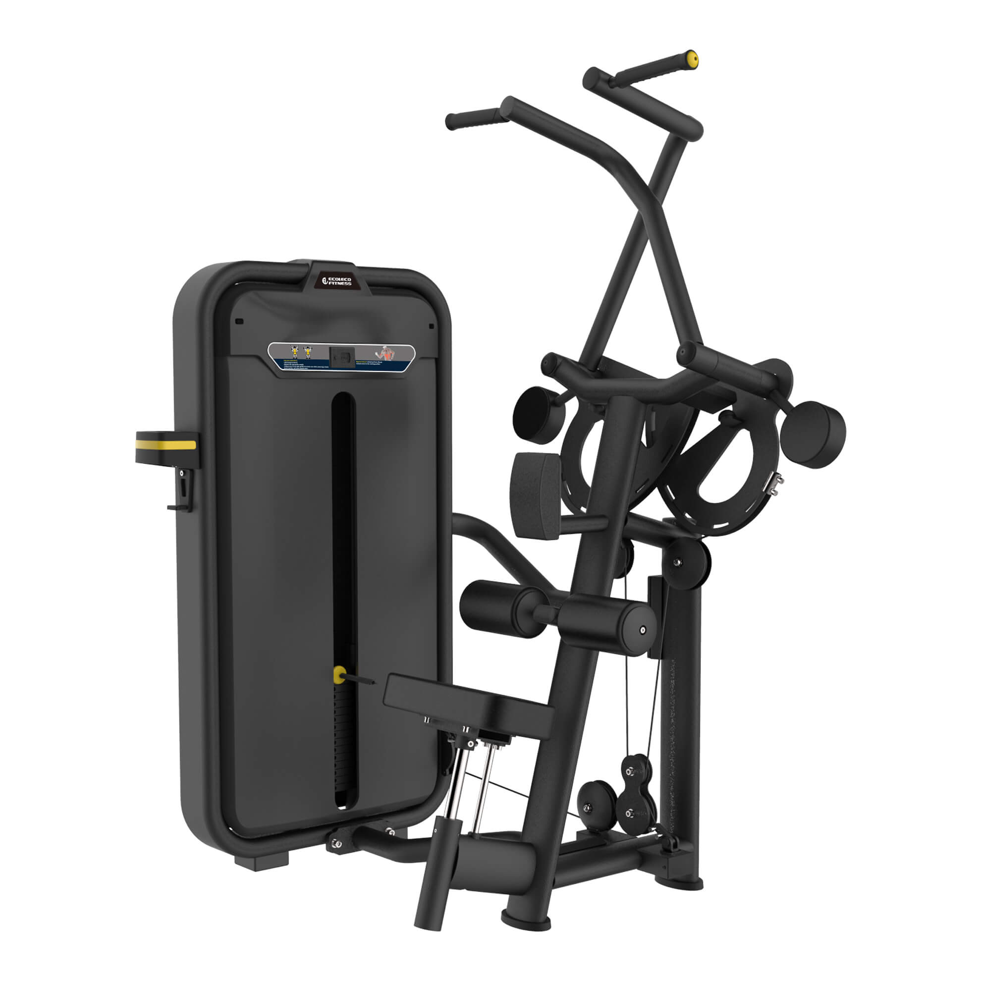 ECB-012Bラットプルダウン| エコレコフィットネスマシン販売